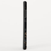 Coques Case-Mate iPhone Fleurs noires et blanches (Dos/Droite)