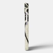 Coques Case-Mate iPhone Fleurs noires et blanches (Verso / Gauche)