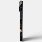 Coques Case-Mate iPhone Fleurs noires et blanches (Verso / Gauche)