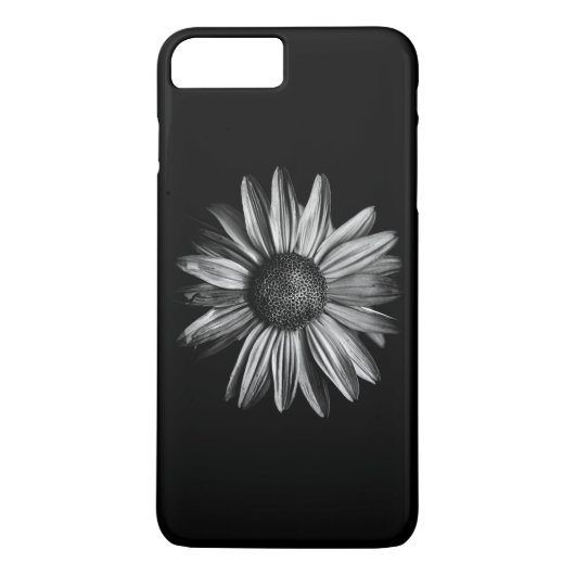 Coques Case-Mate iPhone Fleurs Noires Et Blanches 18 (Dos)