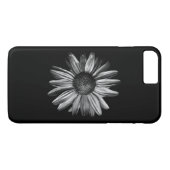 Coques Case-Mate iPhone Fleurs Noires Et Blanches 18 (Dos (Horizontal))
