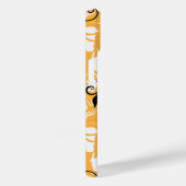 Coques Case-Mate iPhone Fleurs noires et violettes, Art frappant (Verso / Droite)