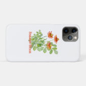 Coques Case-Mate iPhone Fleurs orange d'aquarelle (Dos (Horizontal))
