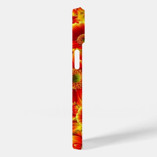 Coques Case-Mate iPhone Fleurs orange vif (Verso / Droite)