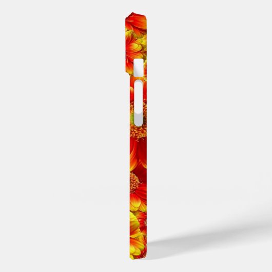 Coques Case-Mate iPhone Fleurs orange vif (Verso / Gauche)