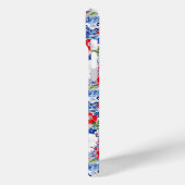 Coques Case-Mate iPhone Fleurs Patriotiques Monogrammées (Verso / Gauche)