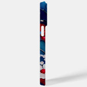 COQUES Case-Mate iPhone FLEURS PATRIOTIQUES ROUGE BLANC BLEU POPPY (Verso / Droite)