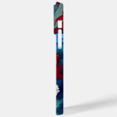 COQUES Case-Mate iPhone FLEURS PATRIOTIQUES ROUGE BLANC BLEU POPPY (Verso / Gauche)