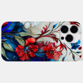 COQUES Case-Mate iPhone FLEURS PATRIOTIQUES ROUGE BLANC BLEU POPPY (Verso (horizontal))
