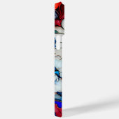 COQUES Case-Mate iPhone FLEURS PATRIOTIQUES ROUGE BLANC BLEU POPPY (Verso / Droite)