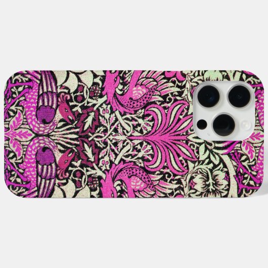 COQUES Case-Mate iPhone FLEURS, PEACOCKS ET DRAGONS (Verso (horizontal))