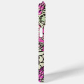 COQUES Case-Mate iPhone FLEURS, PEACOCKS ET DRAGONS GEM STONE MONOGRAM (Verso / Droite)