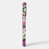 Coques Case-Mate iPhone FLEURS, PEACOCKS ET DRAGONS Rose violet blanc (Verso / Droite)