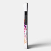 Coques Case-Mate iPhone Fleurs personnalisées avec monogramme et nom (Verso / Gauche)