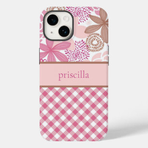 Coque Pour iPhone 14 Fleurs personnalisées et boîtier téléphonique
