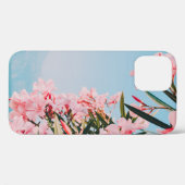 Coques Case-Mate iPhone Fleurs pétales roses et blanches (Verso (horizontal))
