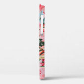 Coques Case-Mate iPhone Fleurs pétales roses et blanches (Verso / Gauche)