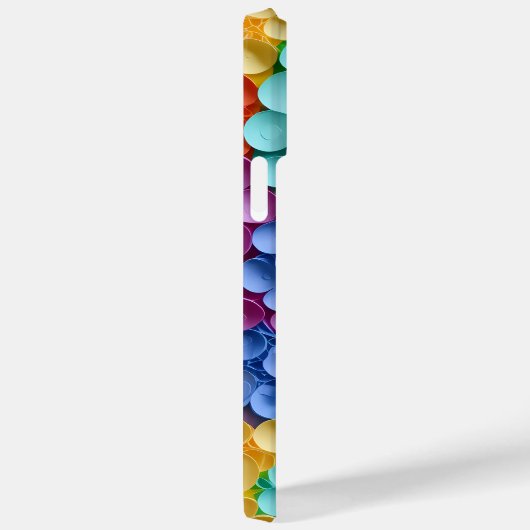 COQUES Case-Mate iPhone FLEURS PETITES EN COULEUR 3-D (Verso / Droite)