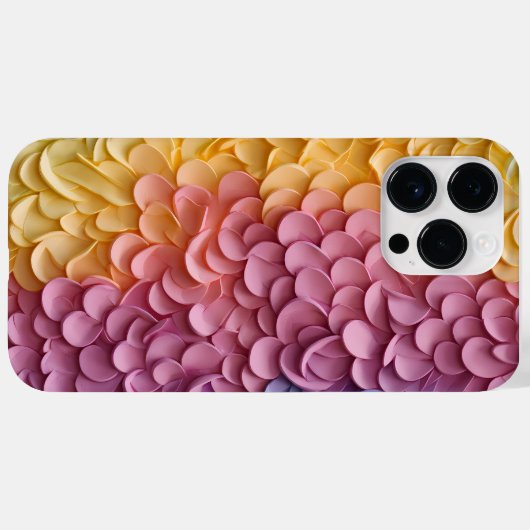 COQUES Case-Mate iPhone FLEURS PETITES EN COULEUR 3-D (Verso (horizontal))