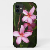 Coques Case-Mate iPhone Fleurs Plumeria rose (Dos)