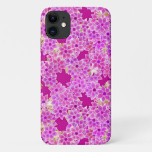 Coque Case-Mate Pour iPhone Fleurs pourpres, lavande et prune, arrière - plan