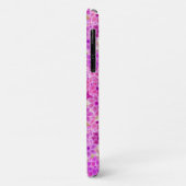 Coques Case-Mate iPhone Fleurs pourpres, lavande et prune, arrière - plan  (Dos/Gauche)