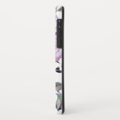 Coques Case-Mate iPhone Fleurs pourpres lilas violettes Girly élégantes (Dos/Gauche)
