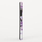 Coques Case-Mate iPhone Fleurs pourpres lilas violettes Girly élégantes (Dos/Droite)