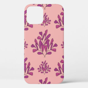Case-Mate iPhone Case Fleurs pourpres sans couture vintage répétition ar
