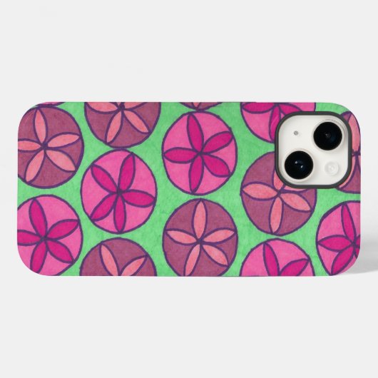 Coques Case-Mate iPhone Fleurs preppy (Verso (horizontal))