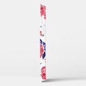 Coques Case-Mate iPhone Fleurs printanières, aquarelle motif sans couture. (Verso / Gauche)