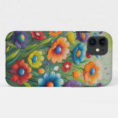 Coques Case-Mate iPhone Fleurs printanières colorées (Dos (Horizontal))