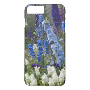 Coques Pour iPhone Fleurs printanières le long d'un chemin de jardin,