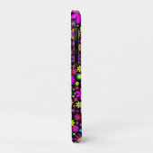 Coques Case-Mate iPhone Fleurs Psychédéliques Vibrantes en Fleur (Dos/Gauche)