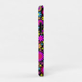 Coques Case-Mate iPhone Fleurs Psychédéliques Vibrantes en Fleur (Dos/Droite)