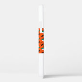 Coques Case-Mate iPhone Fleurs rétro et motif sans couture feuille. (Verso / Droite)