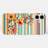Coques Case-Mate iPhone Fleurs Retro (L) (Verso (horizontal))