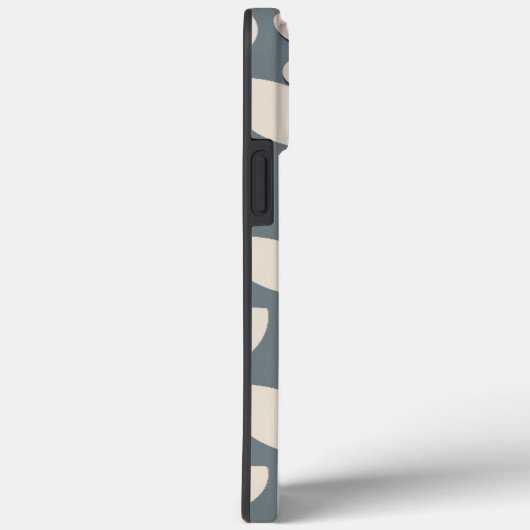 Coques Case-Mate iPhone Fleurs Rétro Vert Sage (Verso / Droite)