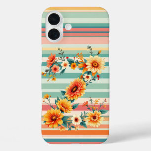 Coques iPhone 16 Plus Fleurs Retro (Z)