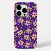 Coques Case-Mate iPhone fleurs rose motif (Verso)