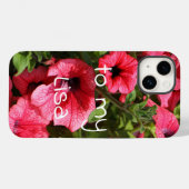 Coques Case-Mate iPhone Fleurs roses (Verso (horizontal))
