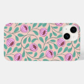 Coques Case-Mate iPhone Fleurs roses (Verso (horizontal))