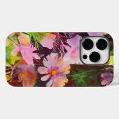 Coques Case-Mate iPhone Fleurs roses Abstraites Artistic Dark (Verso (horizontal))
