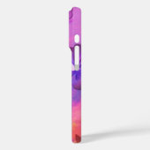 Coques Case-Mate iPhone Fleurs roses Abstraites et art des oiseaux (Verso / Gauche)
