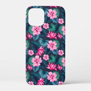 Case-Mate iPhone Case Fleurs roses avec motif de feuilles vertes-79066