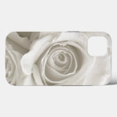Coques Case-Mate iPhone Fleurs | Roses blanches (Verso (horizontal))