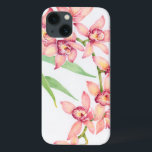 iPhone 13 Case Fleurs roses d'aquarelle<br><div class="desc">Artiste rose de fleurs d'aquarelle : Tim OToole</div>