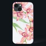 iPhone 13 Case Fleurs roses d'aquarelle<br><div class="desc">Artiste rose de fleurs d'aquarelle : Tim OToole</div>