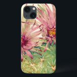 Etui iPhone 13 Fleurs roses de cactus<br><div class="desc">Cactus Pink Blossoms Artiste : Tim OToole</div>