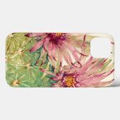 Coques Case-Mate iPhone Fleurs roses de cactus (Verso (horizontal))